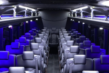 Brockton Charter Bus Interior