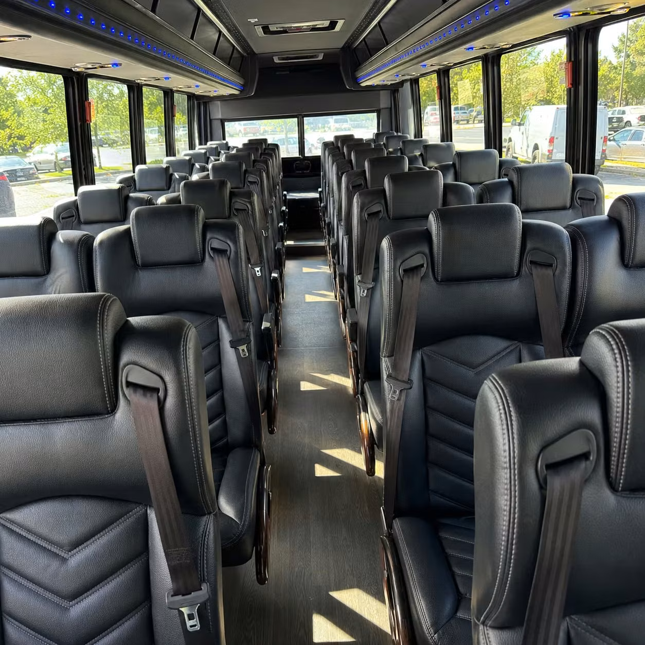 25 passenger minibus inside