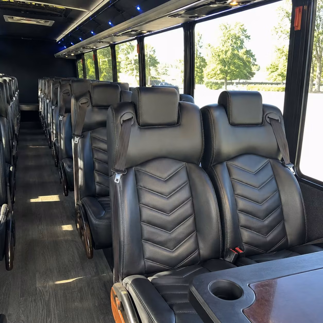 30 passenger minibus interior