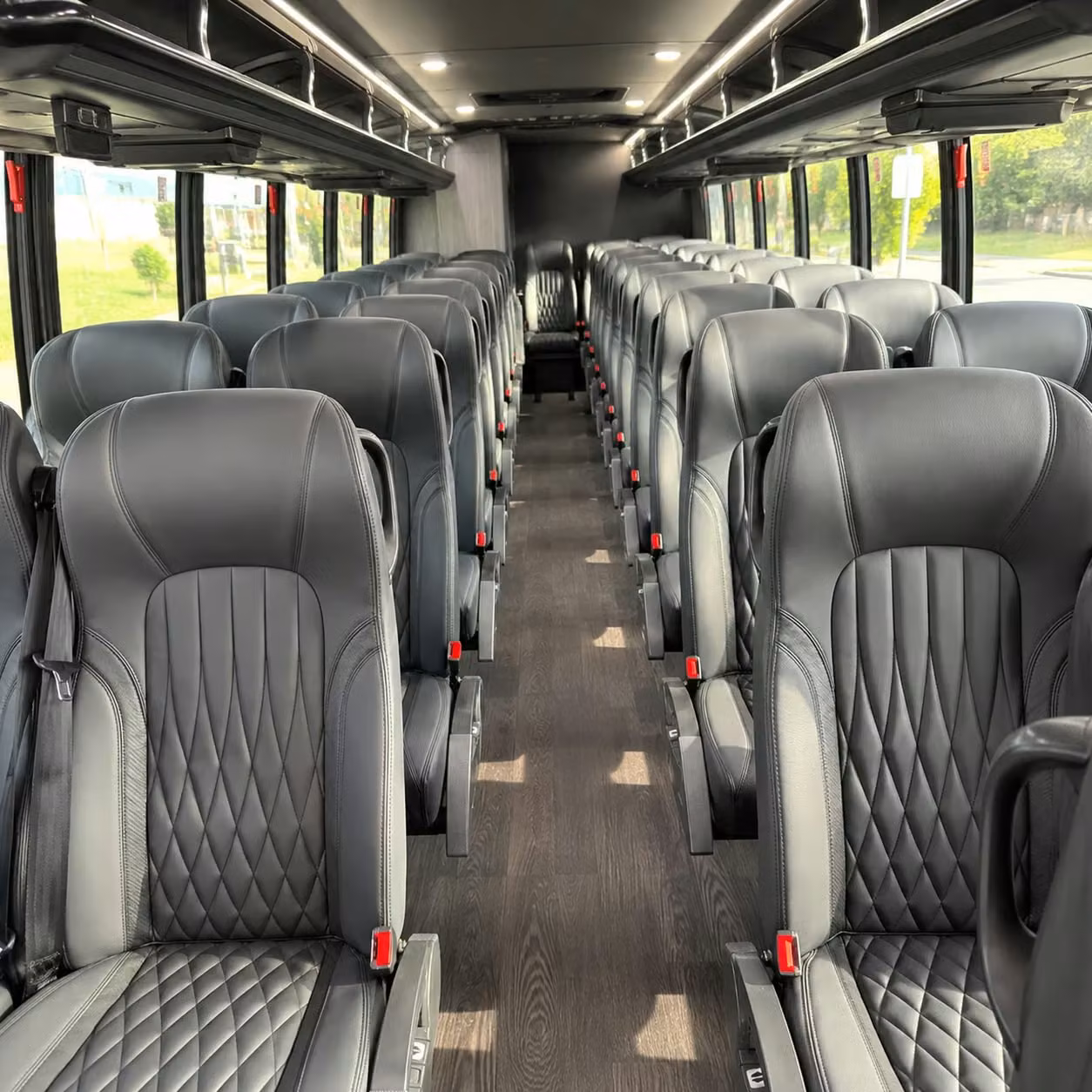 35 passenger minibus inside