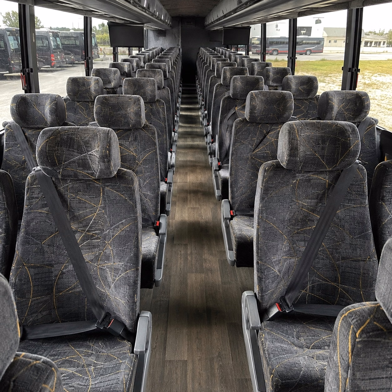brockton charter bus interior gallery