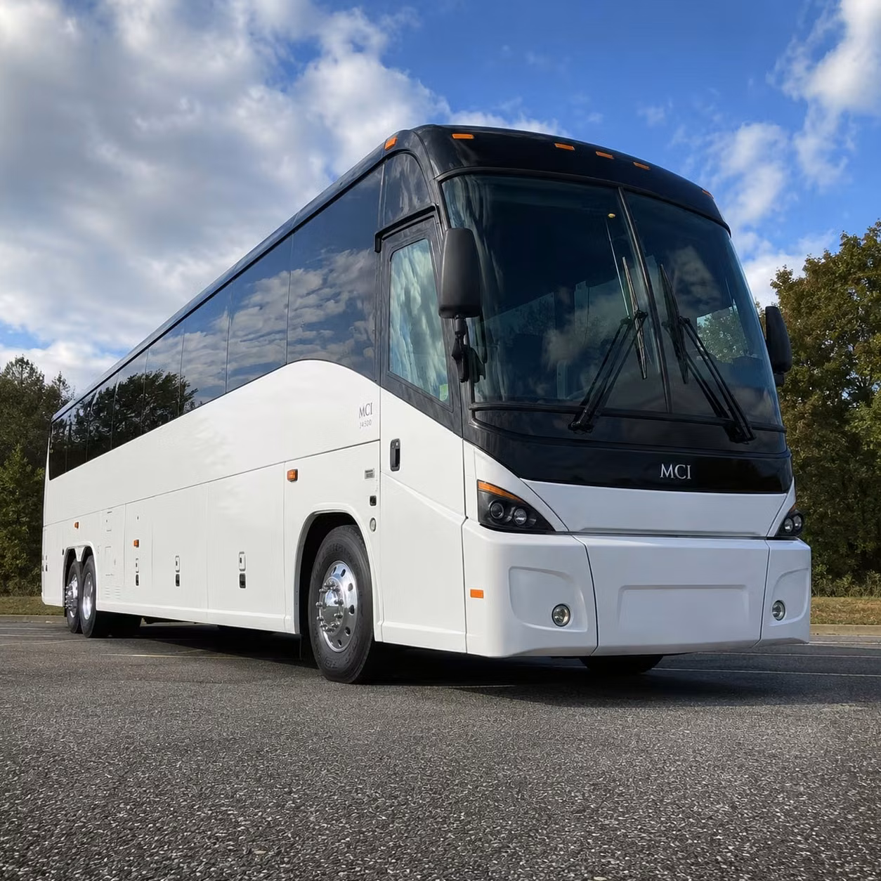 brockton charter bus rental exterior